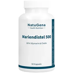 MARIENDISTEL 500 Silymarin & Cholin vegan Kapseln 90 St