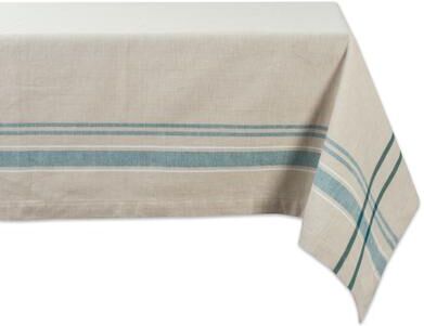 DII Design Imports French Stripe Cotton Kitchen Tablecloth