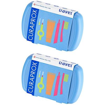 Curaprox Travel-Set blau 2x 2x1 St