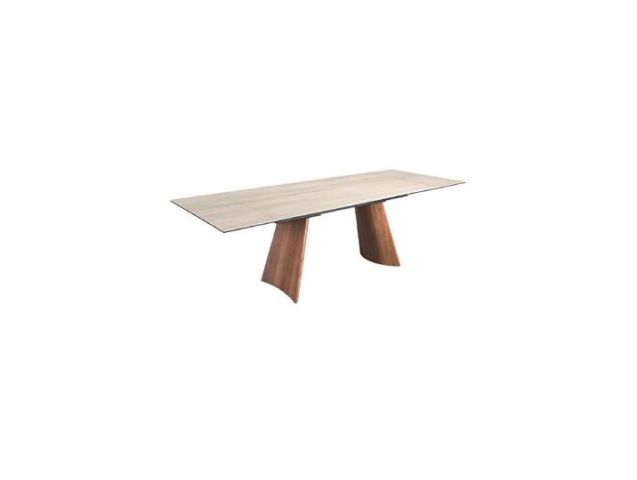 Ausziehbarer Design Esstisch „Uno“ 180-260 x 100 cm Keramik Angel Cerdá