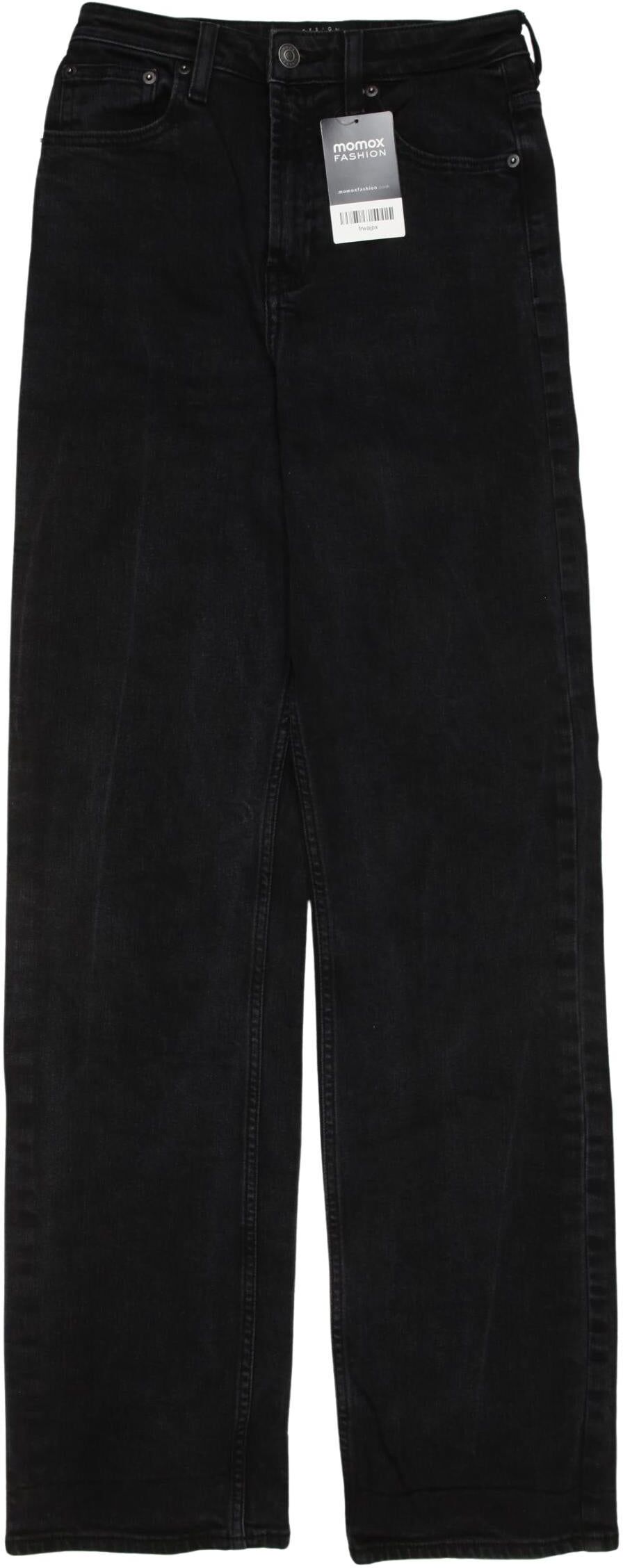 Asos Tall Damen Jeans, Schwarz, Gr. W26, Baumwolle / Elasthan - Second Hand