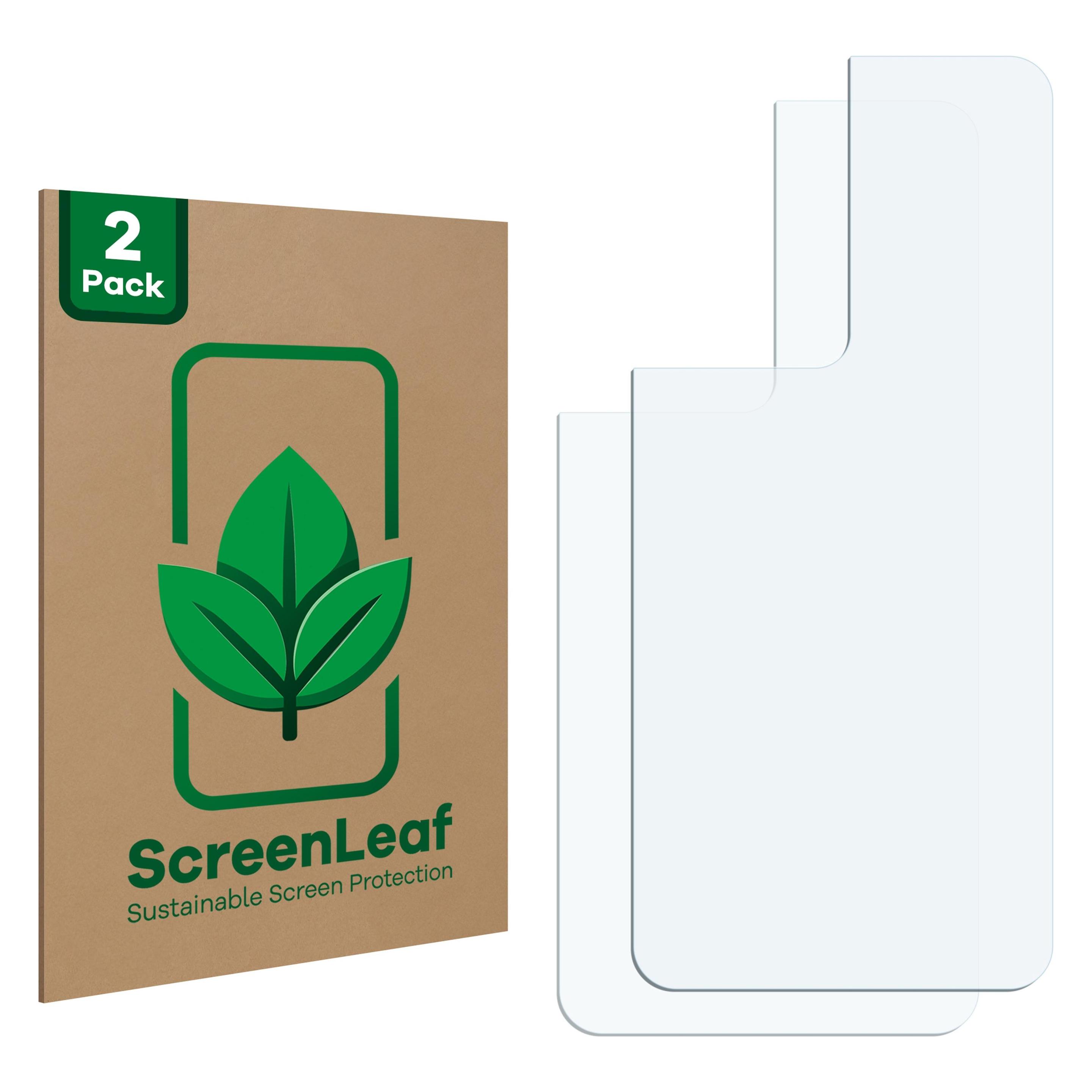 ScreenLeaf Schutzfolie für Motorola Moto G35 (Rückseite) Displayschutz Display Schutz Folie Klar Transparent (Motorola Moto G35) (6157642)