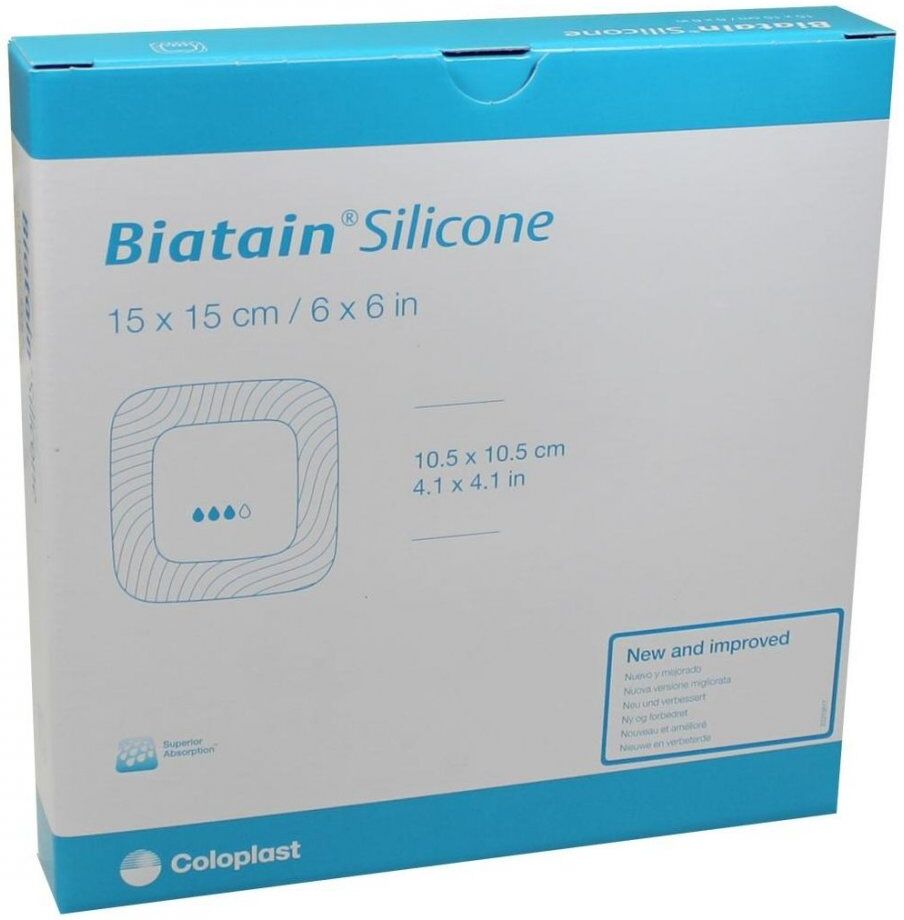 Biatain Silicone Schaumverband 15x15 cm
