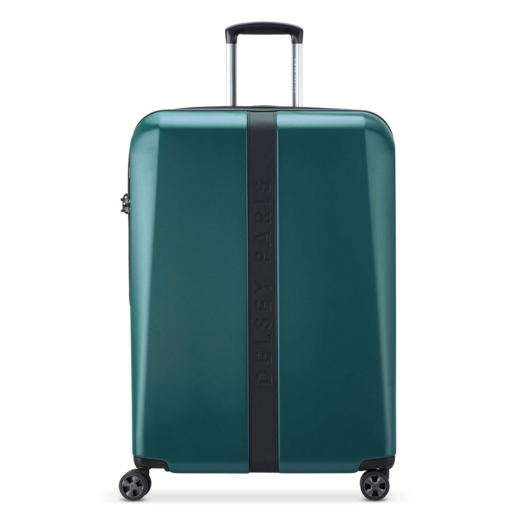 Delsey PROMENADE HARD 2.0, Karre, Harte Schale, Grün, 4 Rad/Räder, Spinnrad, 360°