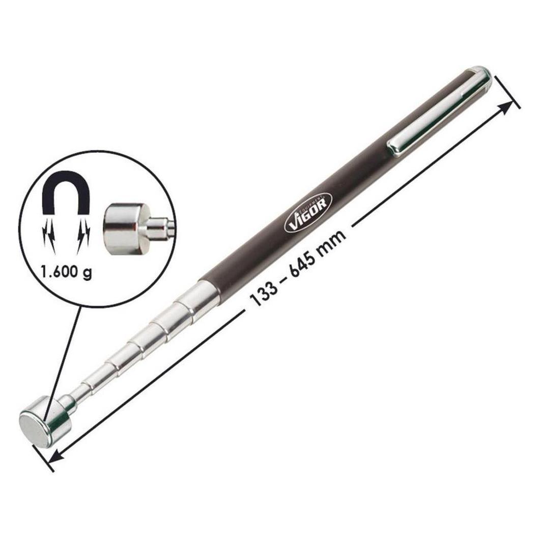 Vigor Teleskop-Magnetheber V1741 645 mm (V1741)