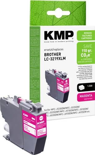 KMP Druckerpatrone ersetzt Brother LC-3219XLM Kompatibel Magenta B58MX 1538,4006