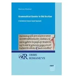 Grammatical Gender in Old Occitan, Fachbücher von Marinus Wiedner