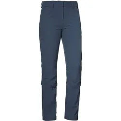 SCHÖFFEL Damen Zipp Off Pants Engadin1 Zip Off, Größe 36 in Blau Blau