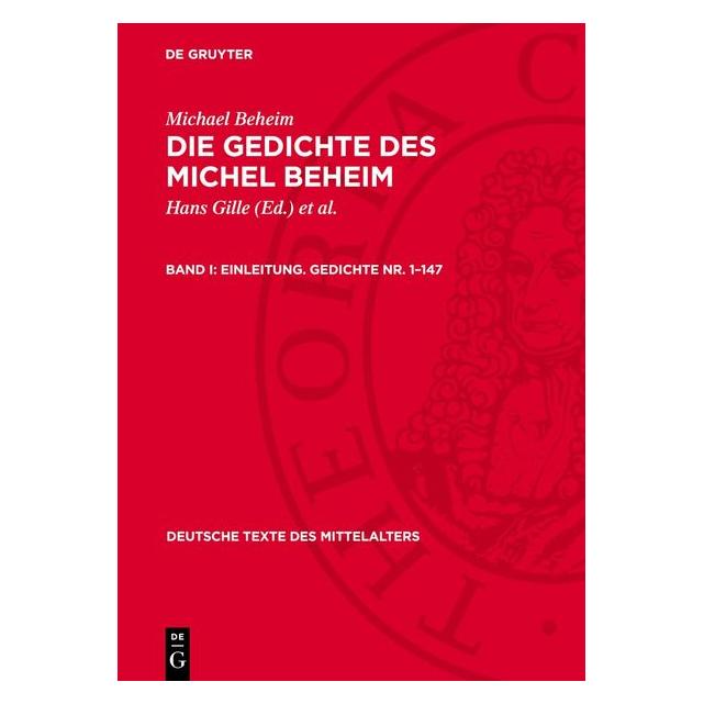 De Gruyter Einleitung. Gedichte Nr. 1-147 (Deutsch, Hardcover, Michael Beheim) (67794034)