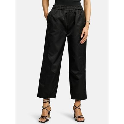 Chinohose LIBERTÉ ESSENTIEL "Liberté Essentiel Trouser TAPPY", Damen, Gr. XXL, Normalgrößen, schwarz, Obermaterial: 100% Polyamid, Hosen Chinohose