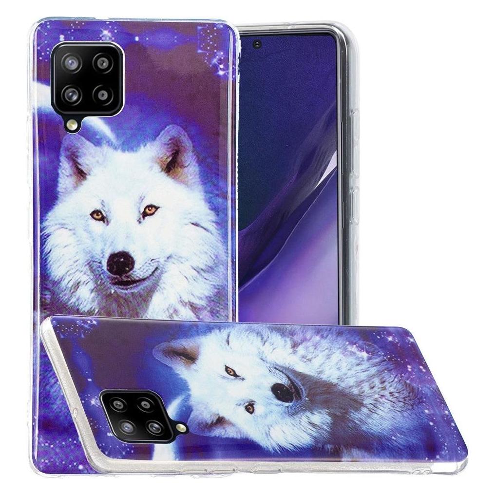 Cover-Discount Galaxy A42 - Fluoreszierendes Silikon Case Polarwolf (Samsung Galaxy A42) (101232085G)