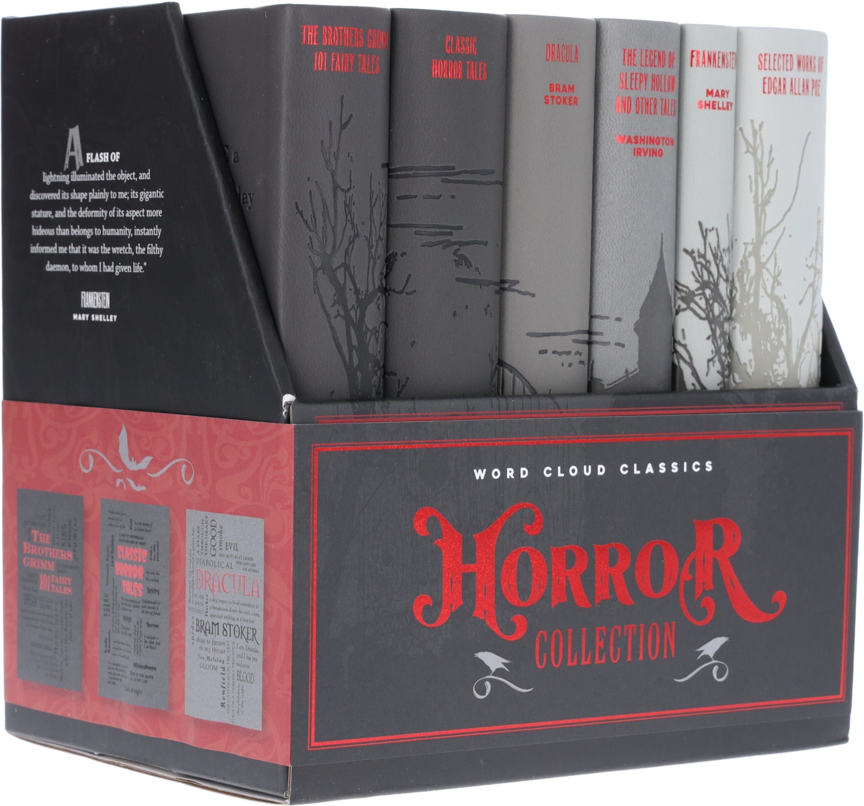 Word Cloud Classics: Horror Collection by Various 6 Books Collection Box Set - Fiction - Paperback/Flexibound Canterbury Classics