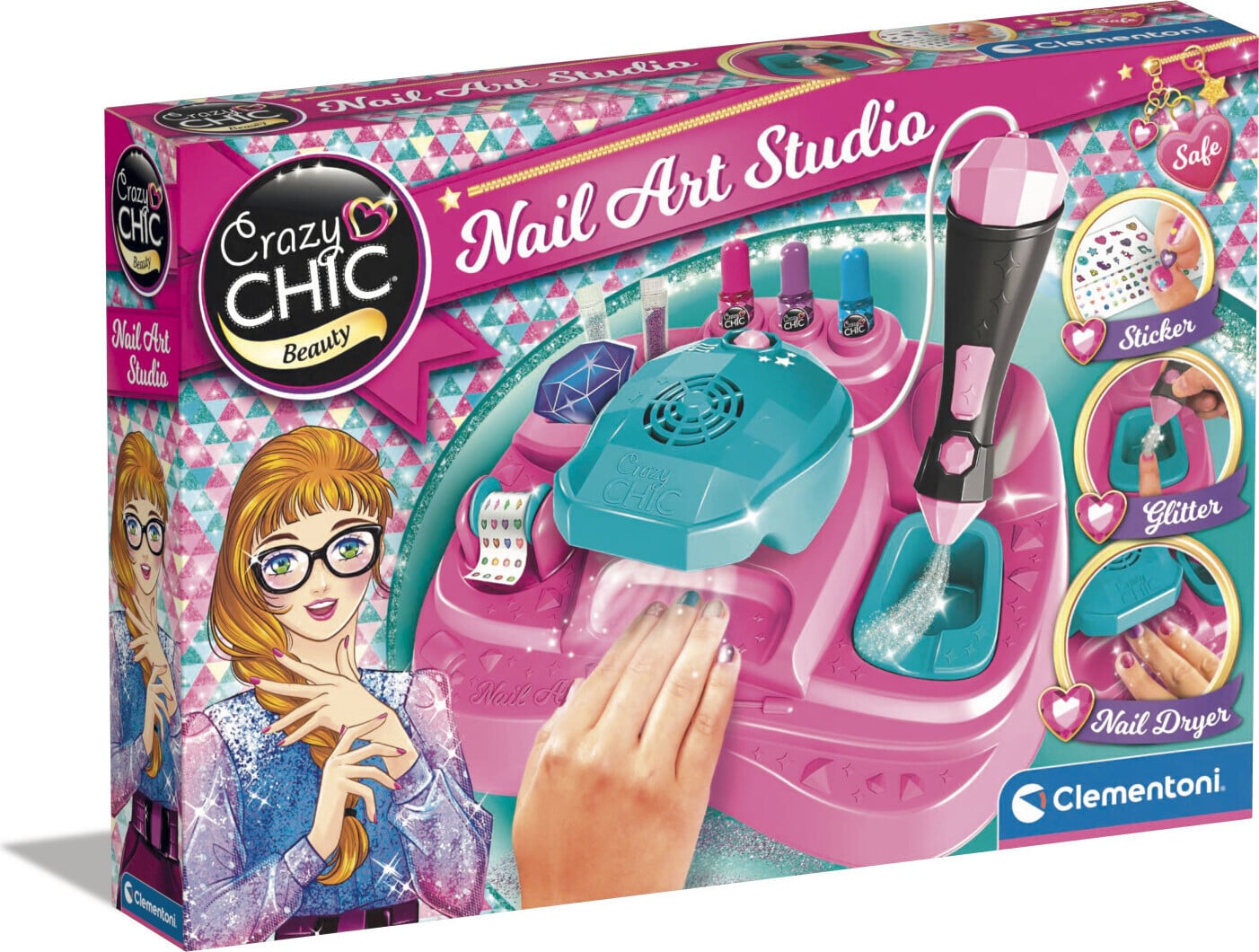 Clementoni Crazy Chic Beauty nageldesign knutselset
