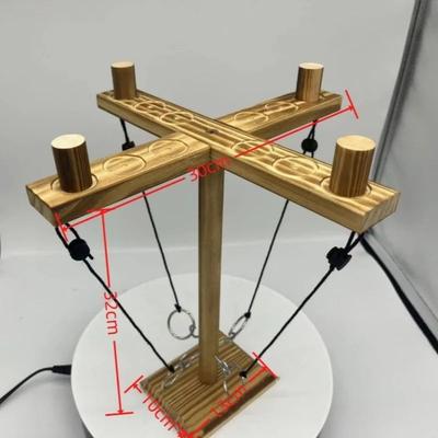 Inspired Finds Ring Toss Table Games With Shot Ladder Bundle For Kids Adults Home Party Fun vintage Style