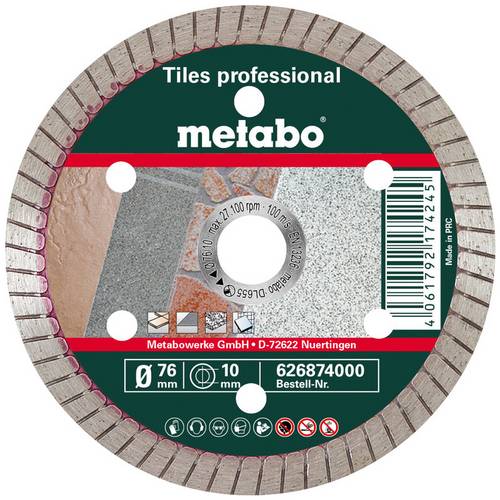 Metabo TP Professional 626874000 Diamanttrennscheibe 76 mm 1 St.