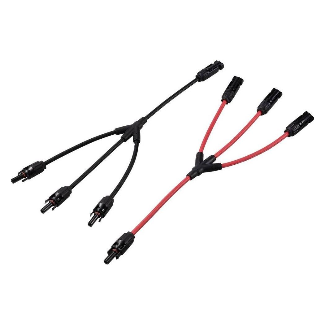 Tru Components Je 1x Verteiler Y Solarstecker Stecker auf 3x Buchse + Buchse auf 3x Stecker TC- (Solarstecker) (TC-12195664)