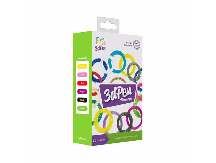 myFirst 3D Pen Artist Filaments Warm 3D-Stift Nachfüllpack – Drucker Zubehör
