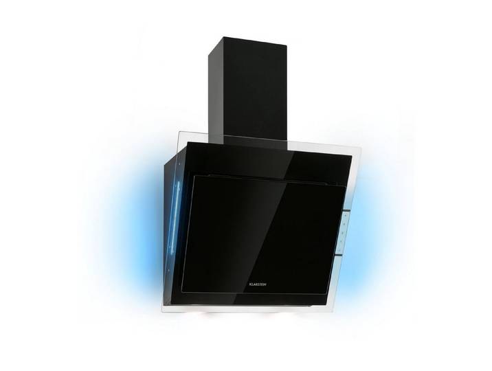 Klarstein Deckenhaube Mirage 60 Dunstabzugshaube 550m³/h Touch-Panel RGB-Ambiente-Licht Glas