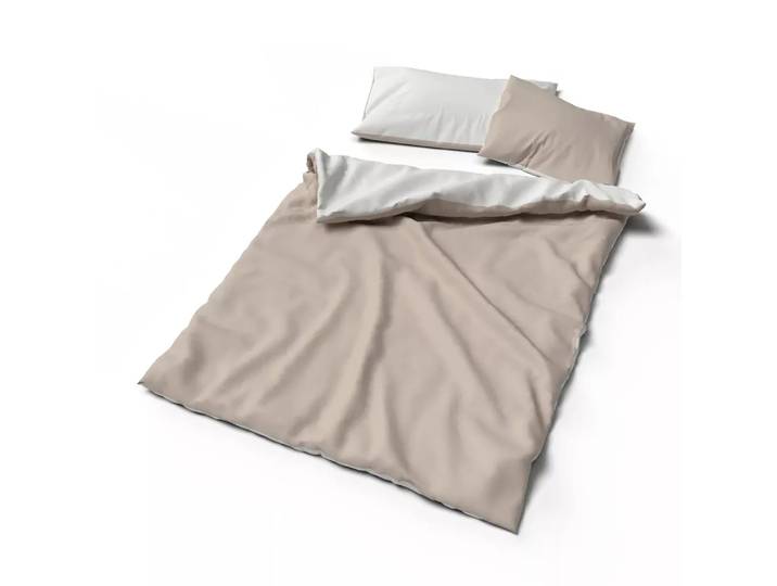 Lotus Bettwaren - Lotus Bettwäsche Bambus Doubleface, Lotus Bambus Doubleface Bettwäsche, 240 x 240 cm, Creme