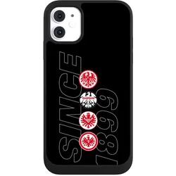 Nivocase Handyhülle für Apple iPhone 11 Hülle NIVOpure Case Schwarz Adler Eintracht Frankfurt Logo (Apple iPhone 11), Smartphone Hülle, Schwarz