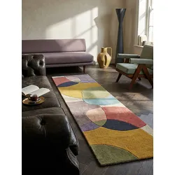 Wollteppich abstrakt Bunt 160 x 230 cm - AIRE   Kadima Design