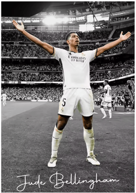 Inspire Picks Famous Soccer Player Canvas Poster Modern Football Wall Art For Home & Living Room Decor 16 50x70cm Unframed