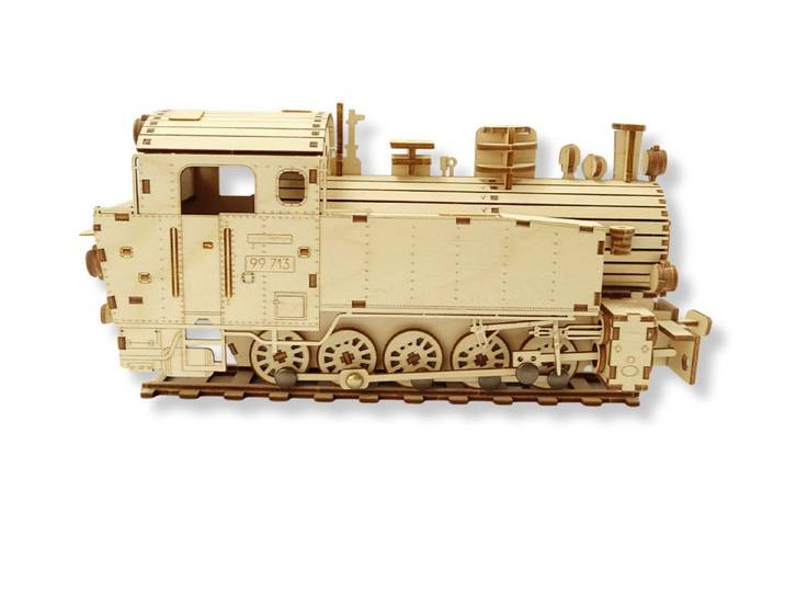 DeColibri Modellbausatz Modelleisenbahn Bausatz Männer Erwachsene Lokomotive 1:32, Maßstab 01:32, (Modellbausatz, 200-tlg), Made in Germany