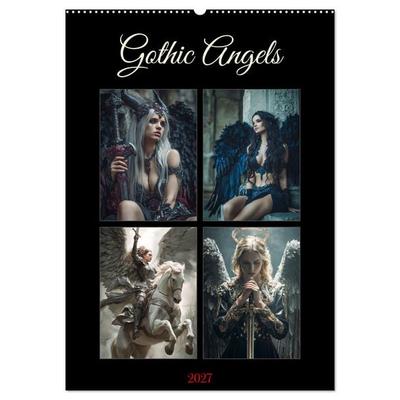 Gothic Angels (Wandkalender 2027 DIN A2 hoch), CALVENDO Monatskalender