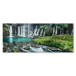 Glasbild Multicolor ca. 125x50cm