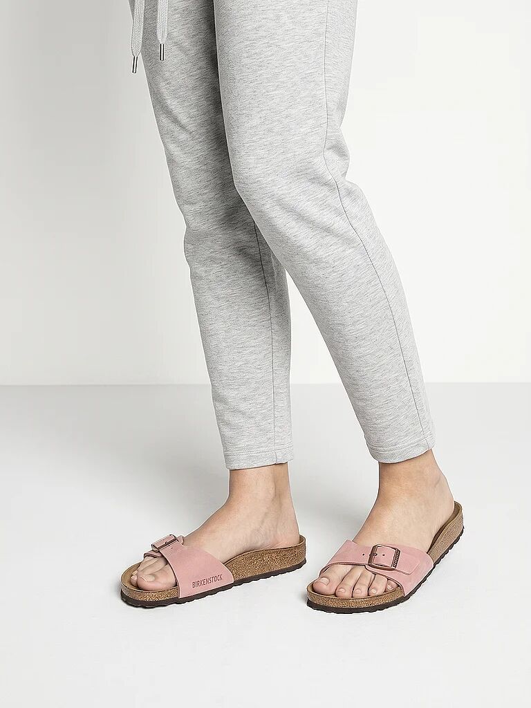 BIRKENSTOCK Damen Pantoletten Madid Birkibuc Regular/Wide pink   37 W