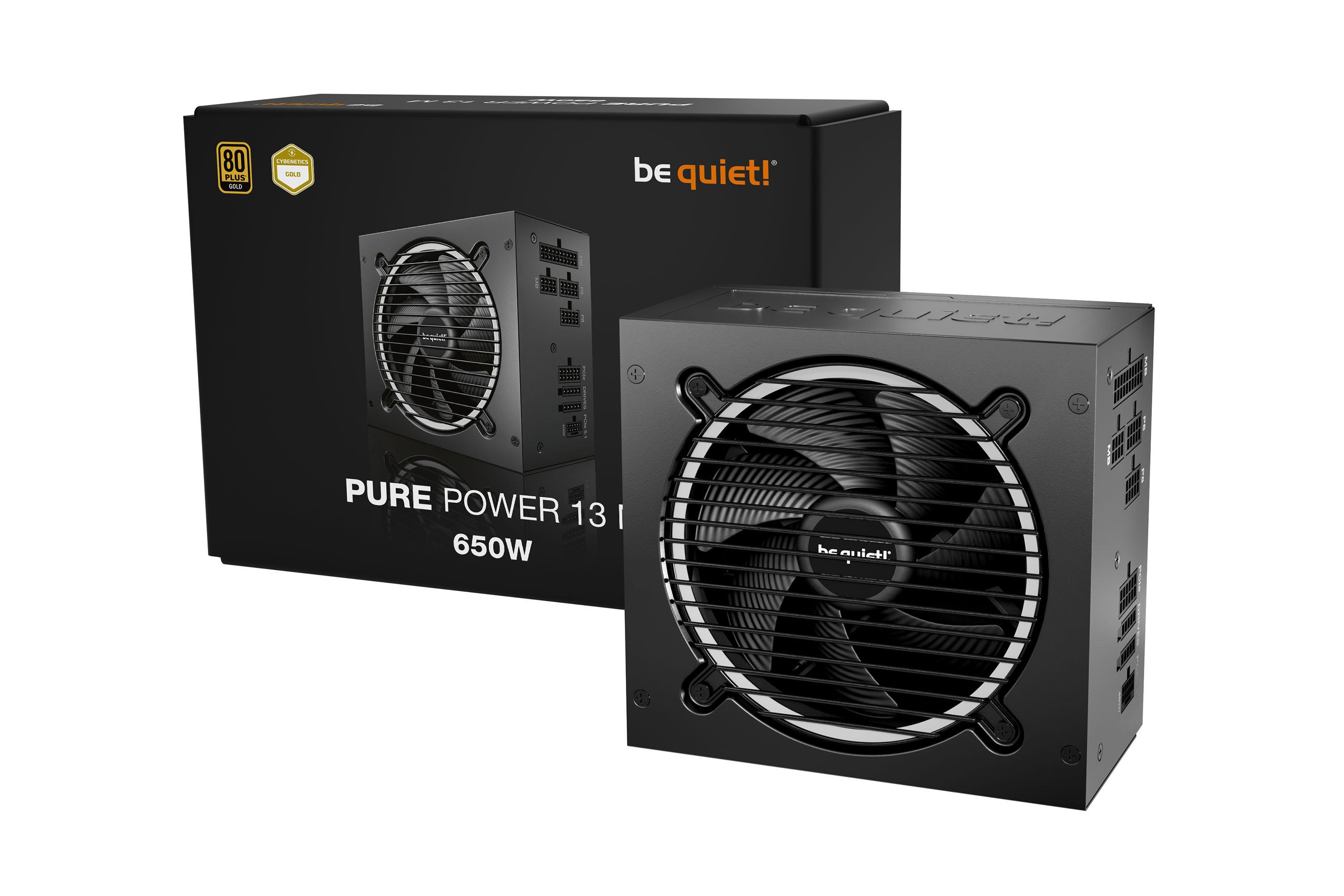 be quiet! Pure Power 13 M 650 Watt Netzteil 80+ Gold ATX 3.1 PCIe5.1 modular