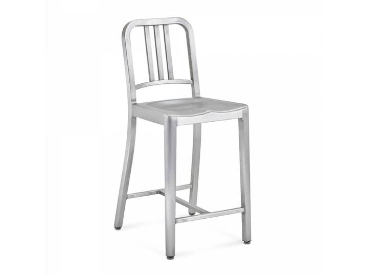 EMECO NAVY COUNTER STOOL tabouret (brossé - Aluminium recyclé)