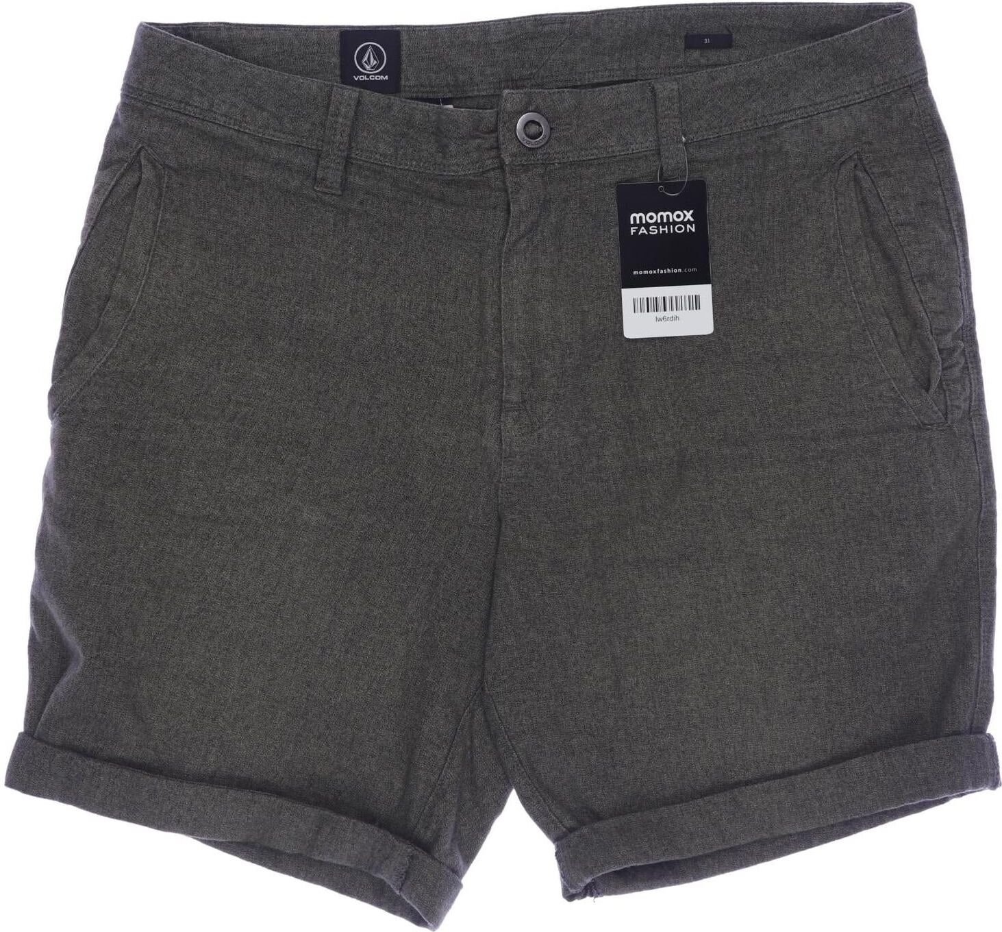 Volcom Herren Shorts, Grün, Gr. W31, Baumwolle - Second Hand