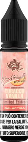 Galactika Zio Adriano Peach Aroma Mini Shot 10ml Tabacco Pesca Vaniglia Caramello Salato