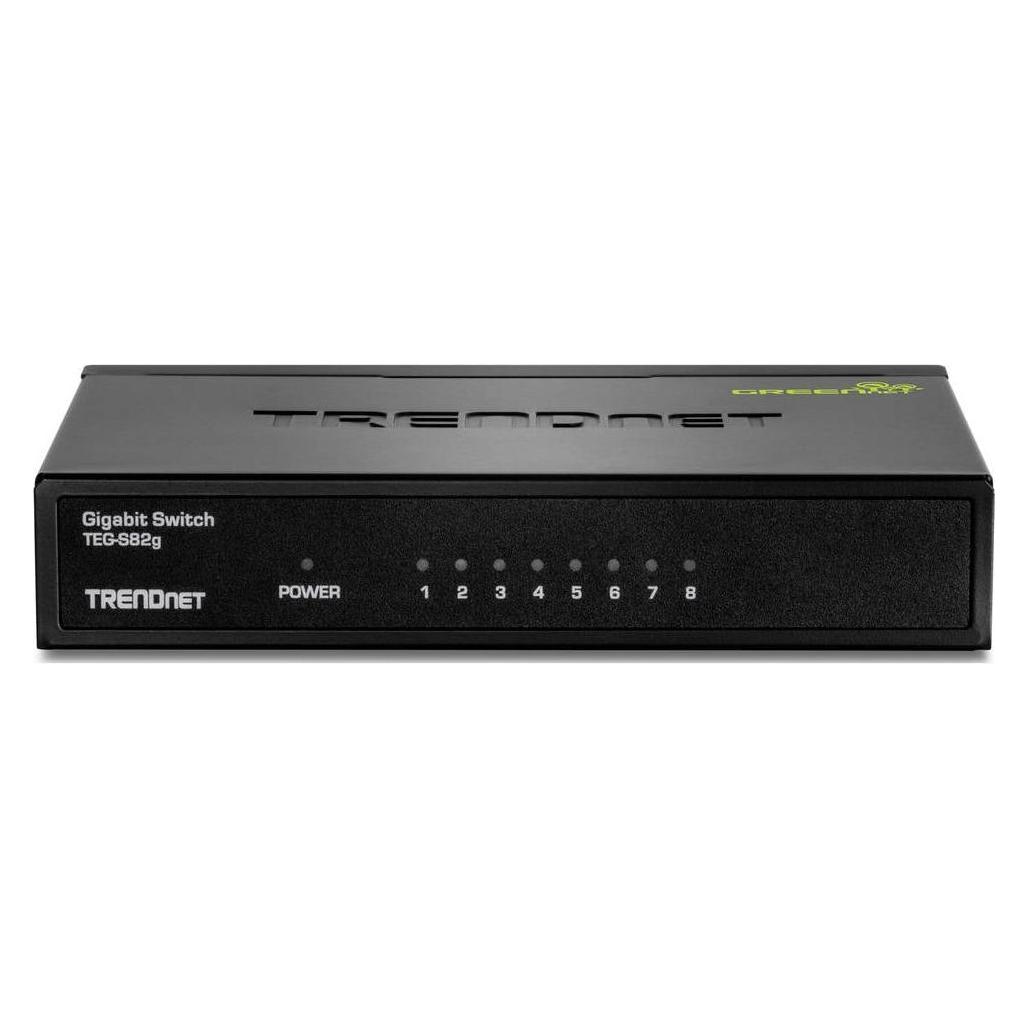 Trendnet Switch 8 Port Gbit Desktop Metall (8 Ports) (TEG-S82G)