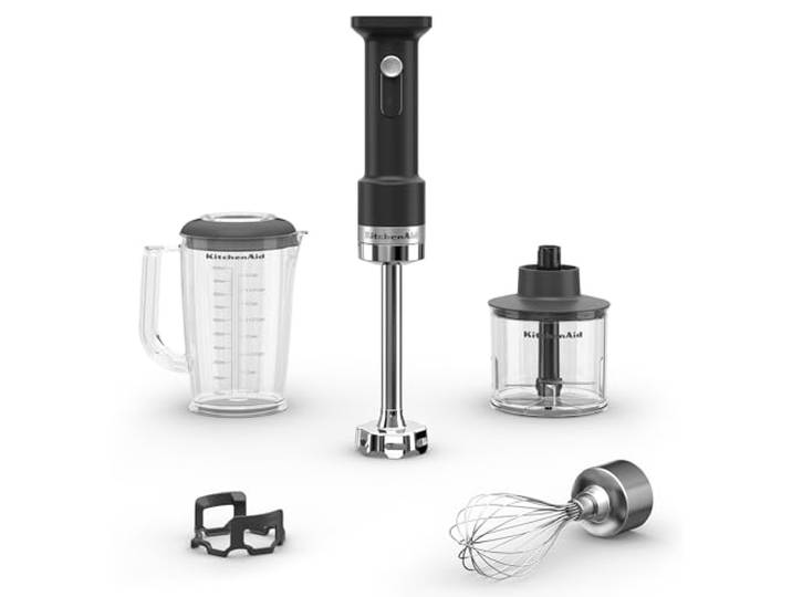 KitchenAid Go KHBRV05BM Stabmixer mit Zubehör, Akku separat erhältlich