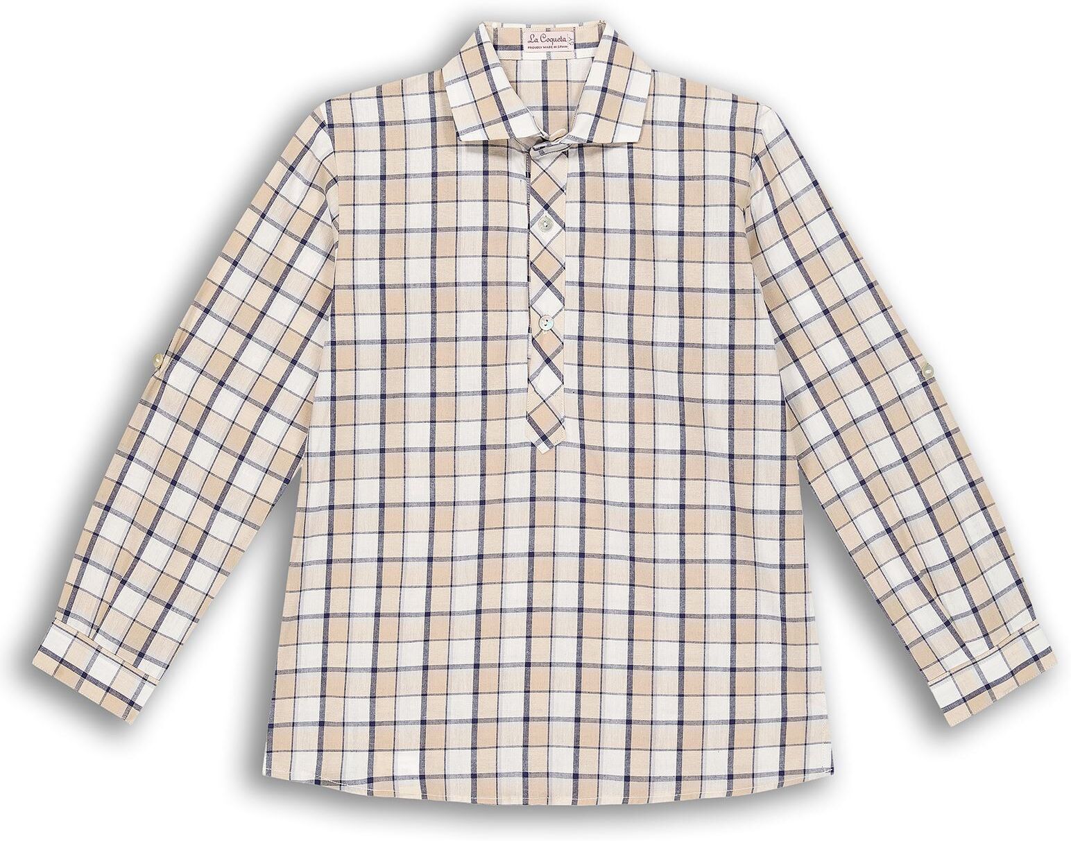 La Coqueta Camisa Niño Beige 10,9 Niño