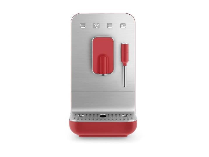 SMEG Kaffeevollautomat SMEG Kaffeevollautomat BCC02RDM EU , Energieeffizienz: A, rot, B:18cm H:33,6cm T:43,3cm, Kaffeevollautomaten, Kaffeevollautomat