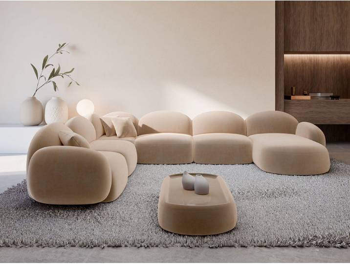 Sofa Dreams Wohnlandschaft Polster Wohnlandschaft Mirello XXL U-Form, Wohnlandschaft, U-Form, Moderne Wohnlandschaft in U-Form, 2 Zierkissen inklusive