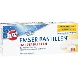 Emser Pastillen ohne Menthol Zuckerfrei 30 ST