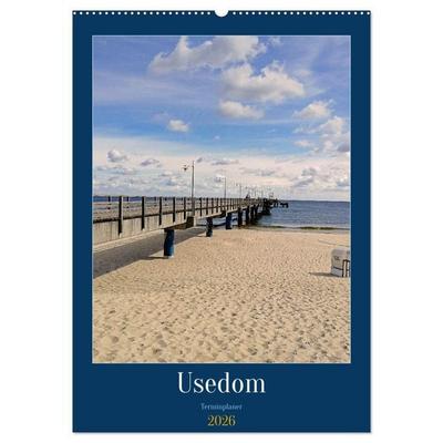 Usedom Ostsee - Terminplaner (Wandkalender 2026 DIN A2 hoch), CALVENDO Monatskalender