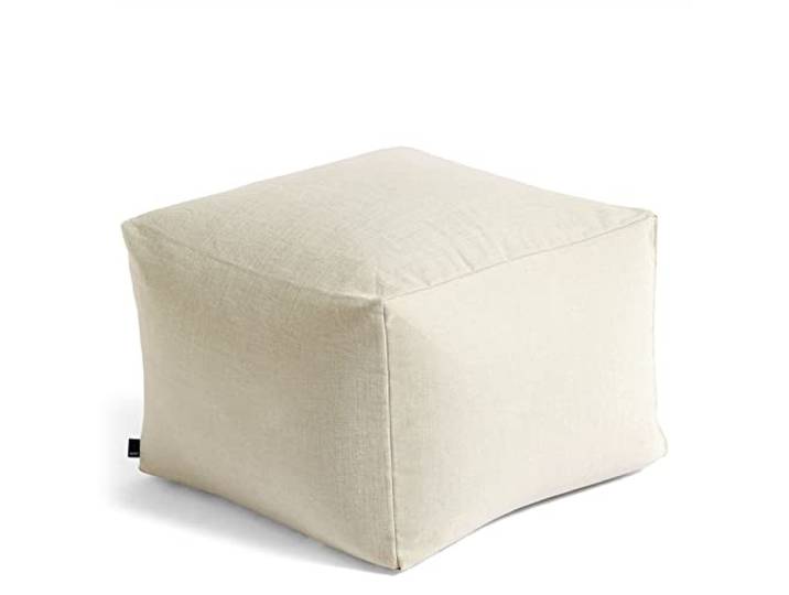 Hay Pouf, Baumwolle, grau, Höhe: 40 cm, Tiefe, Länge: 59 cm, 540824