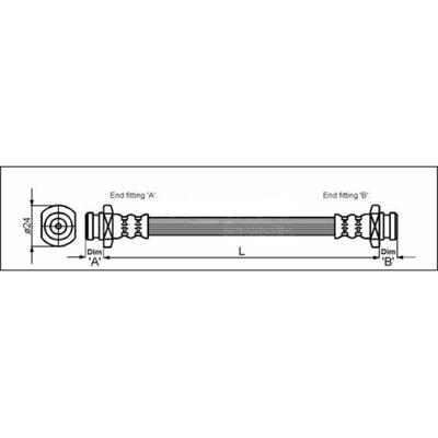 METZGER AUTOTEILE Bremsschlauch 4110089 für Suzuki