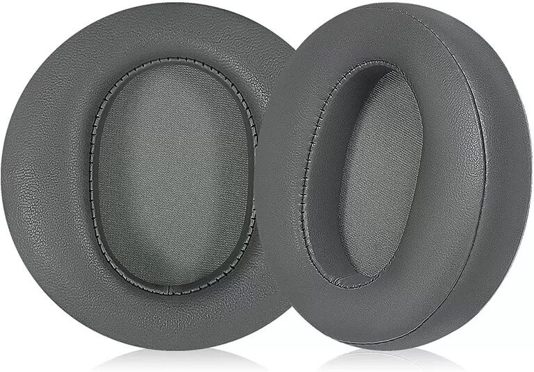 INF Proteinleder-Ohrpolster Ersatz kompatibel mit Edifier Fit900NB Kopfhörern - 2er Set Schwarze Asche