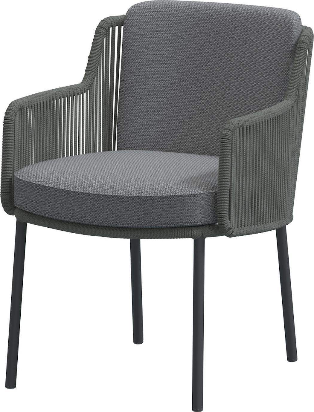 4Seasons Outdoor Dining Sessel Bernini platinum Gartensessel Gartenstuhl