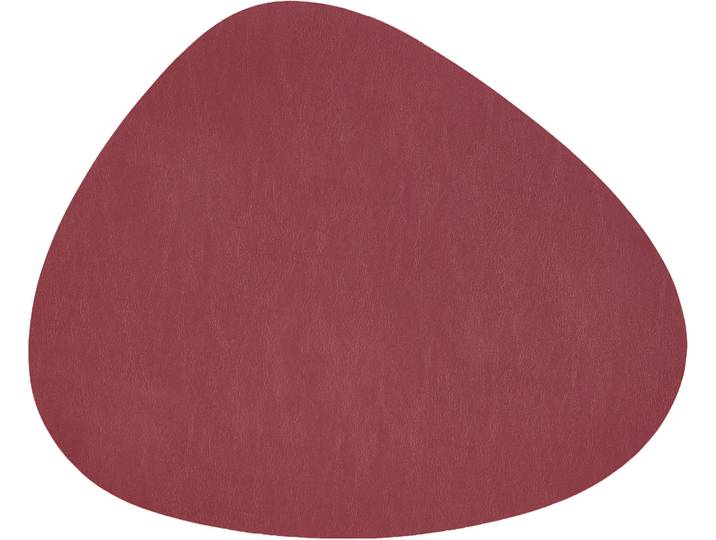 Platzset STUCO Kaja - Stone-Shape , rot (bordeaux), B:37cm L:44cm, Obermaterial: 82% PVC, 18% Polyester, Platzsets, Platzset