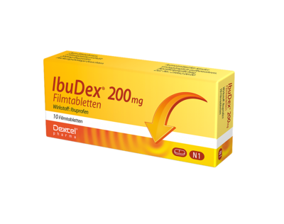 Dexcel Pharma GmbH IBUDEX 200 mg Filmtabletten 10 St 09294842