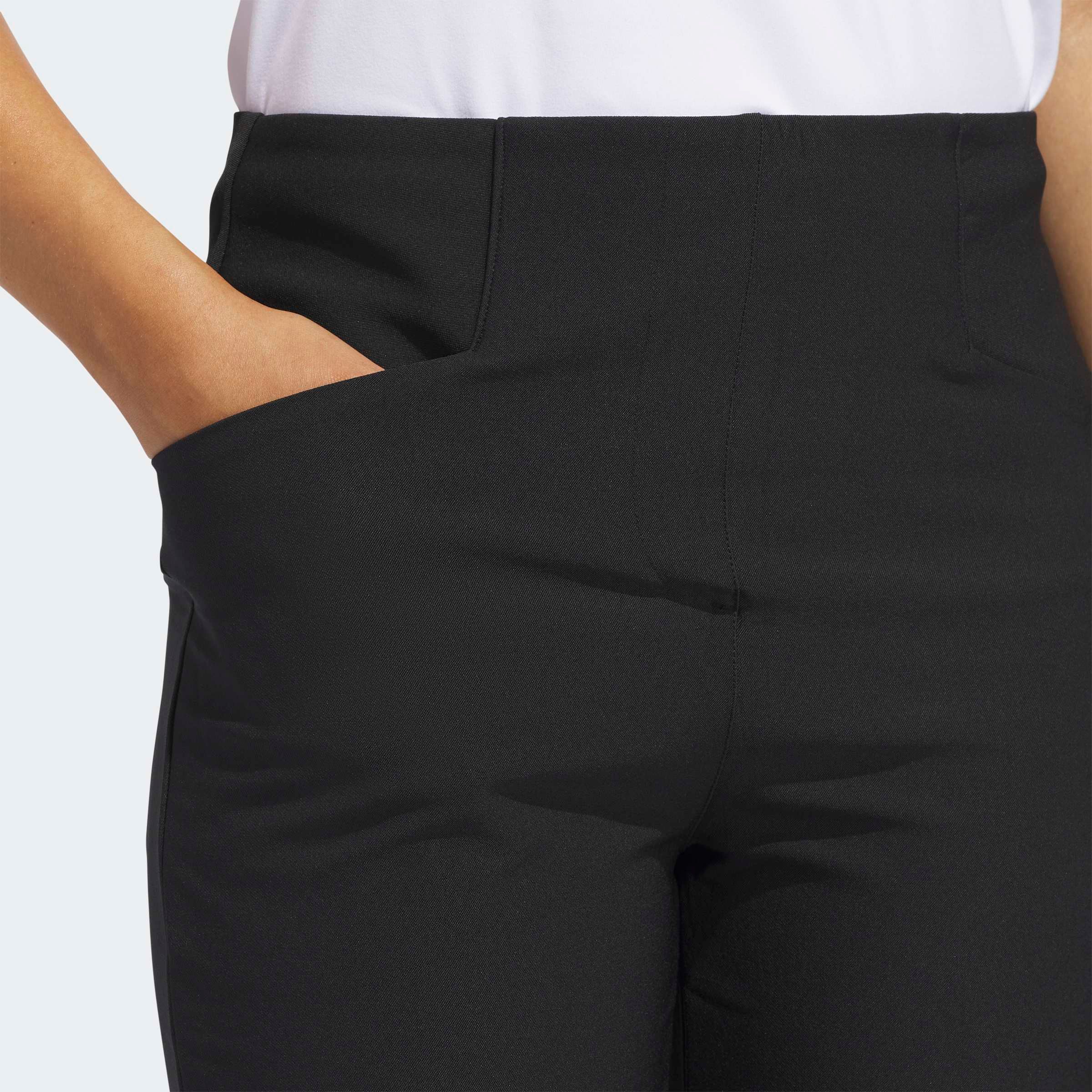 Chinohose ADIDAS PERFORMANCE "W ULT+ ANKL", Damen, Gr. XL, N-Gr, schwarz (schwarz, normal, gr.), Obermaterial: 90% Polyester, 10% Elasthan, Hosen Chinohose schwarz, normal, gr. XL, N-Gr