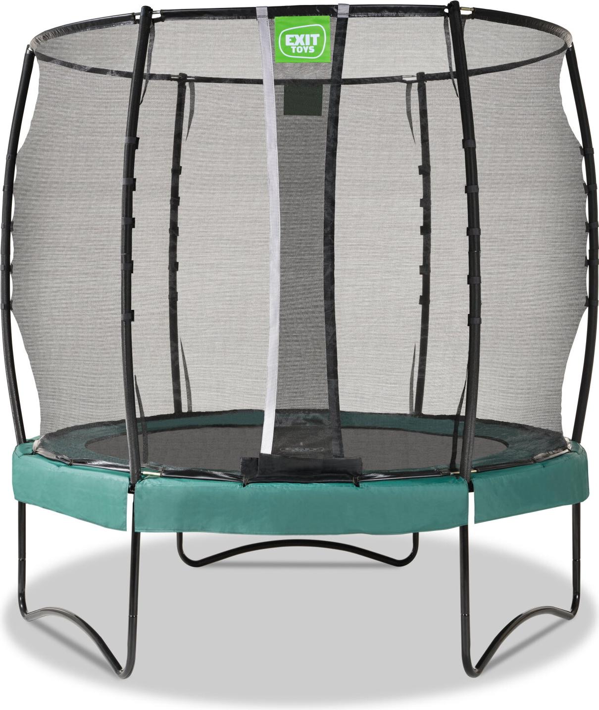 EXIT Allure Premium Trampolin ø253cm, auf Beinen, Rund, Grün