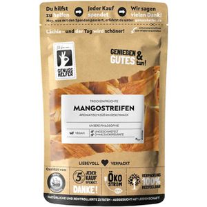Bremer-Gewürzhandel Trockenfrüchte Mangostreifen ungeschwefelt, getrocknet, ohne Zuckerzusatz, im Beutel, 180 g